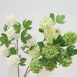 Load image into Gallery viewer, Artificial Snowball Hydrangea Spray (79cm)