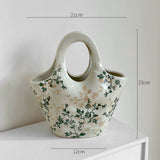 Load image into Gallery viewer, Elegant Handbag-Shaped Ceramic Vase