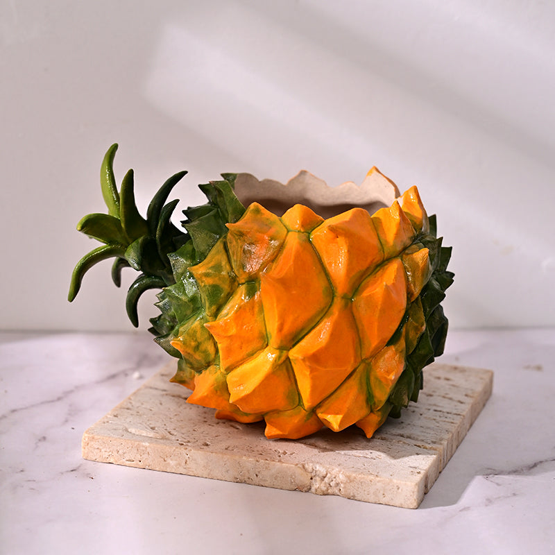 pineapple succulent planter Pineapple Ceramic Succulent Planter Pot – Floral Supplies Store