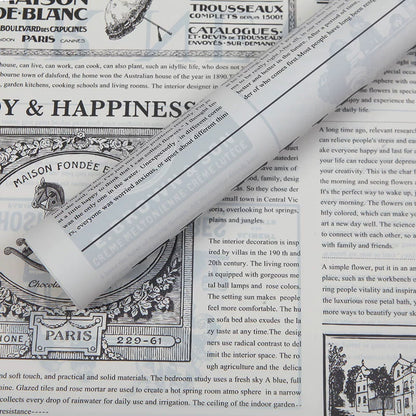 20pcs Newspaper Print Cellophane Wrap (58x58cm)