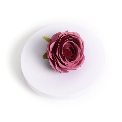 6cm Artificial Silk Rose Flower Heads Pack 30