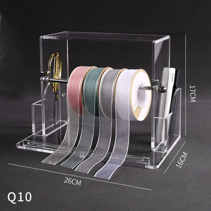 Transparent Acrylic Ribbon Holder Organizer