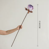 Load image into Gallery viewer, Artificial Silk Lotus Flower with Long Stem