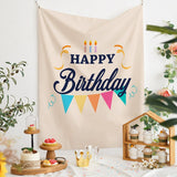 Load image into Gallery viewer, Happy Birthday Backdrop Banner (150Wx200Hcm)