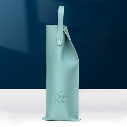 Sac cadeau à vin en cuir PU avec poignée