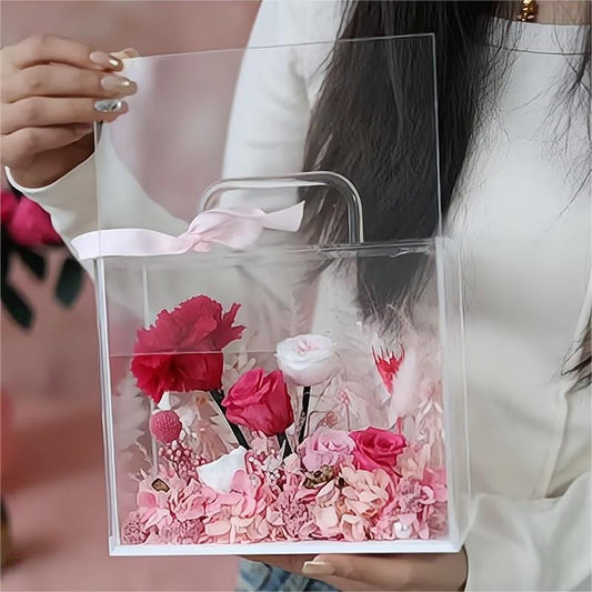 Small Suitcase Shaped Acrylic Gift Box
