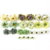 Load image into Gallery viewer, Assorted Silk Flower Heads DIY Material Kit