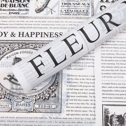 20pcs Newspaper Print Cellophane Wrap (58x58cm)