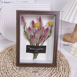 Load image into Gallery viewer, Real Dried Flower Photo Frame Stand (14x19cm)