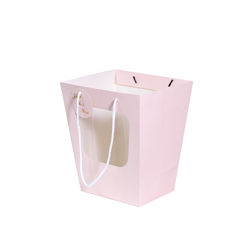 Minimalist Trapezoid Flower Gift Bags Pack 10