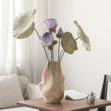 Load image into Gallery viewer, Artificial Silk Lotus Flower with Long Stem