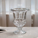 Load image into Gallery viewer, Pedestal Vintage Crystal Glass Urn Vase