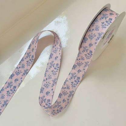 Double-Sided Floral Print Florist Ribbon (2.5cmx10Yd)