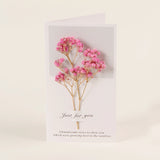 Load image into Gallery viewer, Real Dried Flower Greeting Cards Pack 10