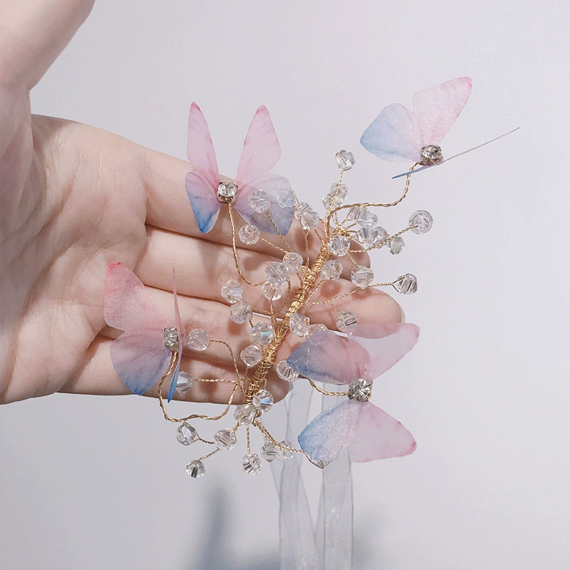 Enchanted Butterfly Bridesmaid Wrist Corsages