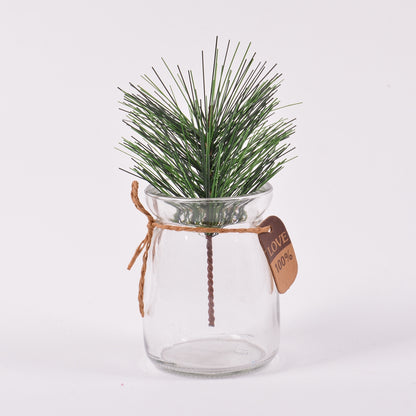 20pcs Artificial Small Pine Branches