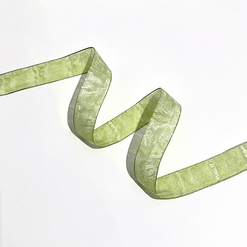 Springtime Soft Green Series Florists Ribbon