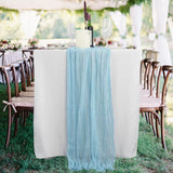 Load image into Gallery viewer, Pleated Table Runner Cloth for Weddings