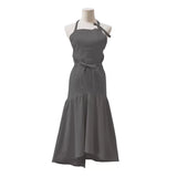 Load image into Gallery viewer, Mermaid-tail Soft Cotton Linen Apron for Women