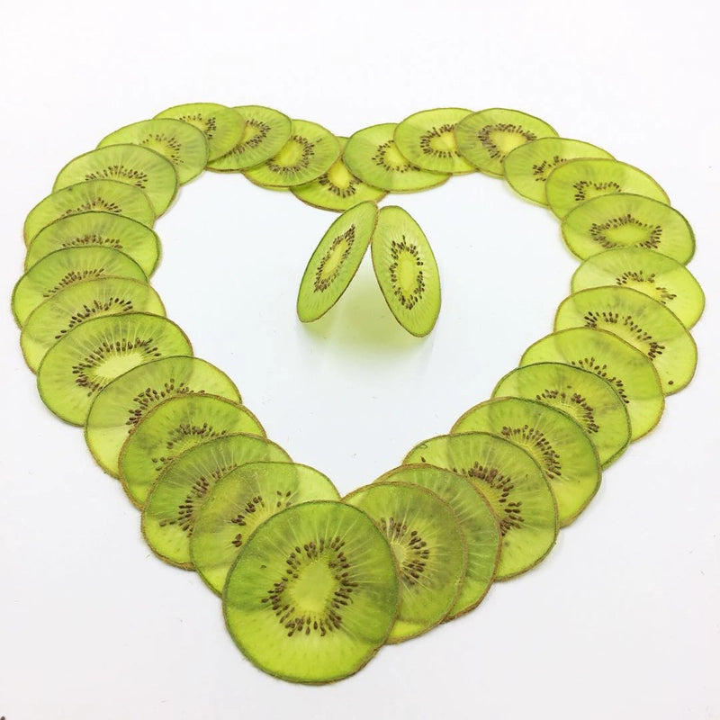 10 Pcs Real Dried Pressed Kiwi Slices