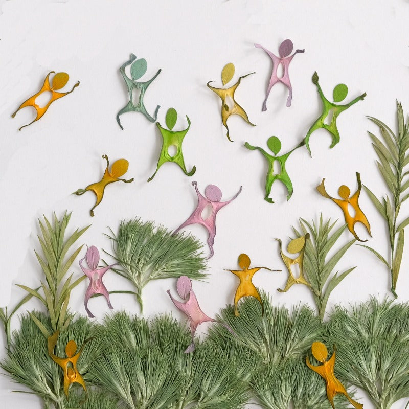 Whimsical Figurine-shaped Pressed Stem Slices