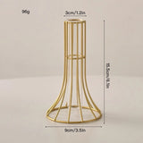Load image into Gallery viewer, Sleek Metal Frame Test Tube Outline Vase