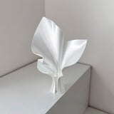 Load image into Gallery viewer, Modern 3D Printed White Sculptural Vase