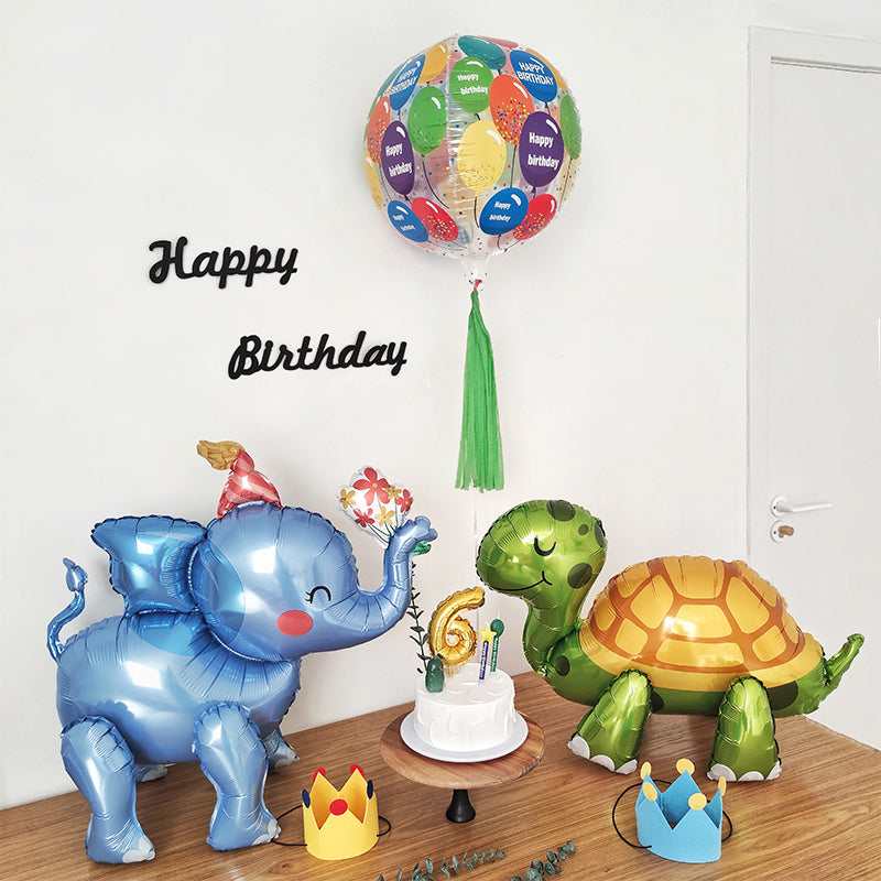 Self Stand Giant Jungle Animal Balloon