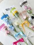 Load image into Gallery viewer, 50pcs Clear LOVE Single Stem Bouquet Bags