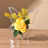 Load image into Gallery viewer, Butterfly Acrylic Photo Frame Flower Vase