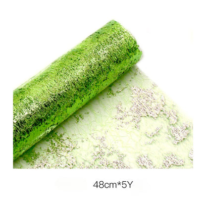 Glitter Tulle for Bouquets Wrapping (48cmx5Yd)