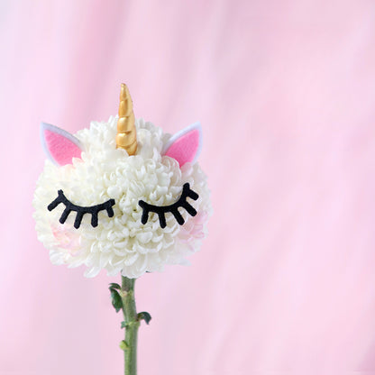 Unicorn Flower DIY Craft Kit (Set of 5)