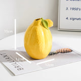 Load image into Gallery viewer, Lemon-shaped Decorative Ceramic Vase