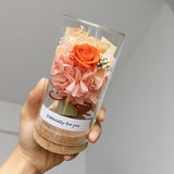 Load image into Gallery viewer, Mini Preserved Flower Bouquet Wish Bottle