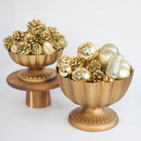 Load image into Gallery viewer, Vintage Metal Pedestal Compote Vase