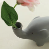 Load image into Gallery viewer, Adorable Small Elephant Ceramic Vase