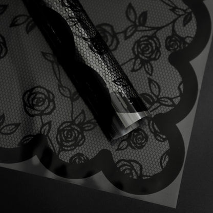 20pcs Rose Lace Cellophane Wrap (57x57cm)