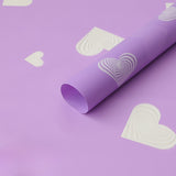 Load image into Gallery viewer, 20pcs Heart-Print Cellophane Wrap for Bouquets (56x56cm)