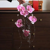Load image into Gallery viewer, Boho Orchid Hoop Cascading Bridal Bouquet