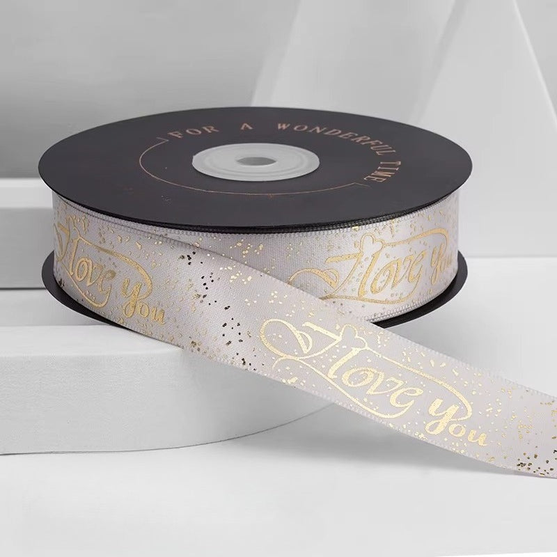 Love Sparkle Valentine's Day Ribbon (2.5cmx25Yd)
