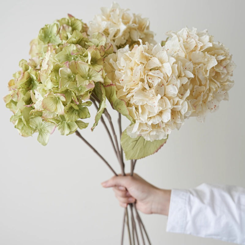 27" Vintage Artificial Hydrangea Stem