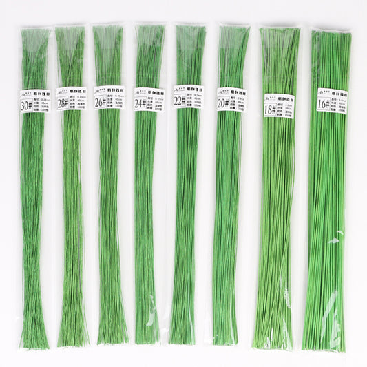 Light Green Floral Wire for Crafts Pack 100