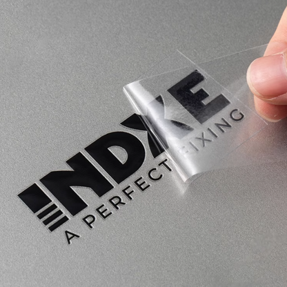 Customized Transparent Logo Transfer Stickers