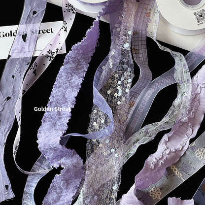 Romantic Purple Series Florist Ribbon