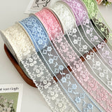 Load image into Gallery viewer, Floral Lace Florist Ribbon (38mmx8Yd)