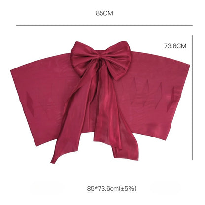 Satin Bouquet Stabilizing Sheet with Large Bow