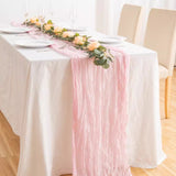 Load image into Gallery viewer, Pleated Table Runner Cloth for Weddings