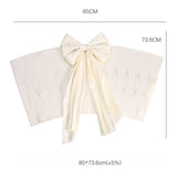 Load image into Gallery viewer, Satin Bouquet Stabilizing Sheet with Large Bow