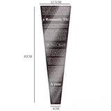 Load image into Gallery viewer, 40pcs Vintage Book Page Single Rose Sleeves