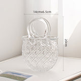 Load image into Gallery viewer, Unique Handbag-Shaped Transparent Glass Vase